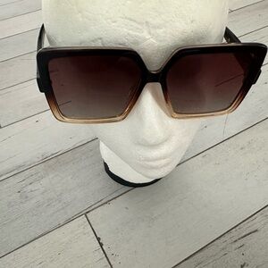Shine Bright  Brown Gradient Sunglasses